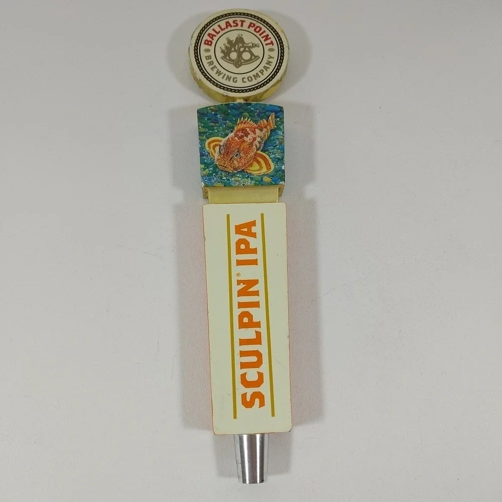 BALLAST POINT - SCULPIN IPA - BEER TAP HANDLE  Man Cave‎ Brew